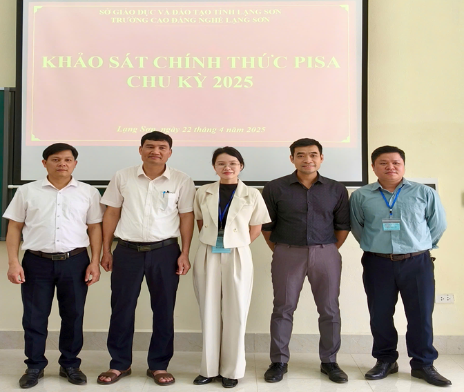 TỔ CHỨC THÀNH CÔNG KỲ KHẢO SÁT CHÍNH THỨC PISA CHU KỲ 2025 TẠI TỈNH LẠNG SƠN