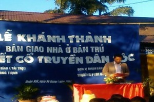 Xây dựng nhà bán trú cho trường PTDTBT TH xã Đoàn kết