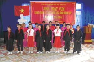 Sinh hoạt cụm công đoàn cơ sở  tuyến Lộc Bình - Đình Lập