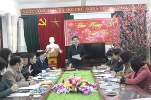 KIỂM TRA CÔNG TÁC PHÒNG- CHỐNG DỊCH BỆNH VIÊM ĐƯỜNG HÔ HẤP CẤP DO CHỦNG MỚI VI RÚT CORONA GÂY RA TẠI CÁC CƠ SỞ GIÁO DỤC TỈNH LẠNG SƠN