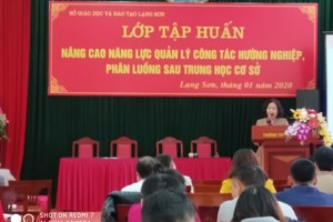 HỘI NGHỊ TẬP HUẤN  “NÂNG CAO NĂNG LỰC QUẢN LÝ CÔNG TÁC HƯỚNG NGHIỆP- PHÂN LUỒNG SAU TRUNG HỌC CƠ SỞ”