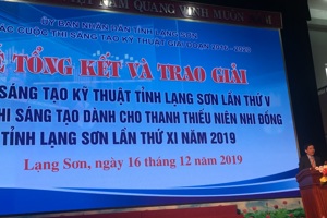 Lễ tổng kết và trao giải các Cuộc thi sáng tạo kỹ thuật năm 2019