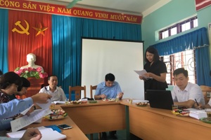Đánh giá ngoài và kiểm tra công nhận trường học đạt chuẩn quốc gia trường TH Quảng Lạc