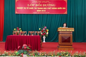 Bồi dưỡng nghiệp vụ tổ chức  thi THPT quốc gia năm 2019