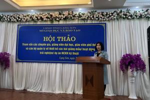 Hội nghị Bồi dưỡng nâng cao năng lực ứng xử sư phạm- đạo đức nhà giáo vì một ngôi trường hạnh phúc
