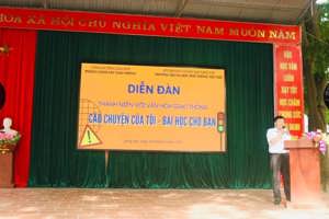 Tổ chức diễn đàn Thanh niên với văn hóa giao thông theo chủ đề- -Câu chuyện của tôi- bài học cho bạn-