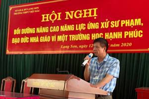 Hội nghị Bồi dưỡng nâng cao năng lực ứng xử sư phạm- đạo đức nhà giáo vì một ngôi trường hạnh phúc