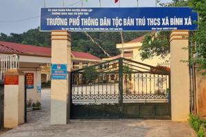 Hoạt động của trường PTDTBT THCS xã Bính Xá- huyện Đình Lập trong thời gian nghỉ học phòng- chống dịch covid-19