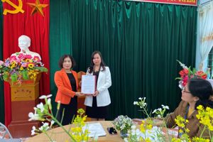 CÔNG BỐ VÀ TRAO QUYẾT ĐỊNH BỔ NHIỆM  PHÓ HIỆU TRƯỞNG TRƯỜNG PTDTNT THCS&amp;THPT HUYỆN LỘC BÌNH