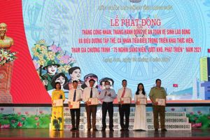 Công đoàn ngành Giáo dục tỉnh Lạng Sơn hưởng ứng các hoạt động Tháng Công nhân, Tháng hành động về An toàn vệ sinh lao động năm 2021