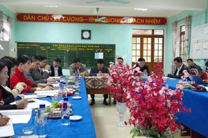 Kiểm tra công nhận đạt chuẩn quốc gia trường THCS xã Đồng Ý, huyện Bắc Sơn