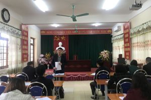 Thanh tra vệc thực hiện các quy định của pháp luật  về phòng, chống tham nhũng trường THPT Chi Lăng, THPT Đồng Bành