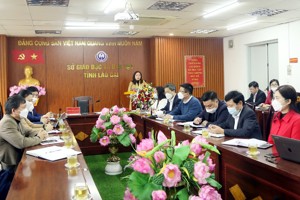 Hội nghị cụm thi đua số IV "Khắc phục khó khăn để hoàn thành tốt nhiệm vụ năm học 2021 - 2022"