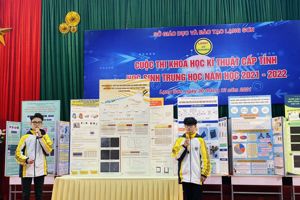 SỞ GIÁO DỤC VÀ ĐÀO TẠO TỔNG KẾT CUỘC THI KHOA HỌC KĨ THUẬT  HỌC SINH TRUNG HỌC NĂM HỌC 2021-2022