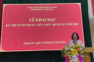 KHAI MẠC KỲ THI TUYỂN DỤNG VIÊN CHỨC CÁC ĐƠN VỊ  SỰ NGHIỆP TRỰC THUỘC SỞ GIÁO DỤC VÀ ĐÀO TẠO BỔ SUNG NĂM 2022
