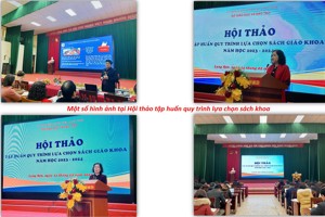 HỘI THẢO TẬP HUẤN QUY TRÌNH LỰA CHỌN SÁCH GIÁO KHOA
