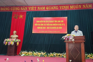 KIỂM TRA NHIỆM VỤ ĐẦU HỌC KỲ II NĂM HỌC 2022 – 2023 HUYỆN LỘC BÌNH