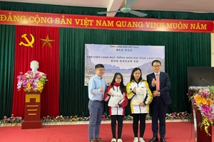 Sở Giáo dục và Đào tạo Lạng Sơn phối hợp với Văn phòng đại diện  Phòng Giáo dục Hàn Quốc ở nước ngoài tại Việt Nam tổ chức Lễ khai giảng lớp học tiếng Hàn Quốc tại tỉnh Lạng Sơn