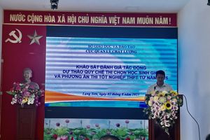 Bộ GDĐT khảo sát đánh giá tác động của Dự thảo Quy chế thi chọn HSG QG và phương án tổ chức thi tốt nghiệp THPT từ năm 2025