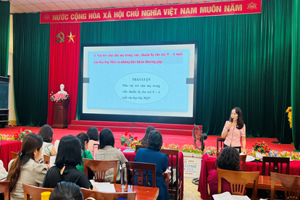 TẬP HUẤN, BỒI DƯỠNG NÂNG CAO NĂNG LỰC CHUYÊN MÔN CHO CBQL, GVMN VÀ NÂNG CAO CHẤT LƯỢNG CÔNG TÁC CHUẨN BỊ  CHO TRẺ 5 TUỔI SẴN SÀNG VÀO LỚP 1 ĐÁP ỨNG  YÊU CẦU LIÊN THÔNG CHƯƠNG TRÌNH GDPT 2018