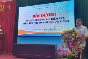 BỒI DƯỠNG NGHIỆP VỤ CÔNG TÁC KIỂM TRA, KIỂM TRA NỘI BỘ VÀ KỸ NĂNG, NGHIỆP VỤ TUYÊN TRUYỀN CÔNG TÁC PHỔ BIẾN GIÁO DỤC  PHÁP LUẬT TRONG NHÀ TRƯỜNG NĂM HỌC 2023-2024