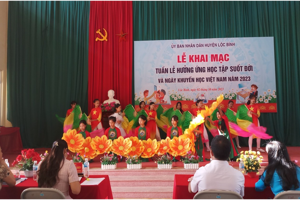 TỈNH LẠNG SƠN TỔ CHỨC CÁC HOẠT ĐỘNG TUẦN LỄ HƯỞNG ỨNG HỌC TẬP SUỐT ĐỜI NĂM 2023