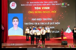 Cán bộ, viên chức và sinh viên Trường CĐSP  Lạng Sơn tích cực hưởng ứng phong trào hiến máu tình nguyện