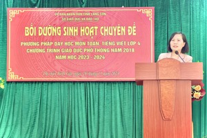 Sinh hoạt chuyên đề phương pháp dạy học môn Toán, Tiếng Việt lớp 4 Chương trình giáo dục phổ thông 2018