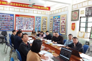 Khảo sát hiện trường, họp thẩm định chủ trương đầu tư dự án Nâng cấp, mở rộng Trường THPT Cao Lộc