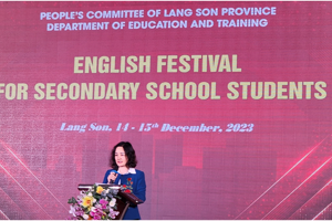 HỘI THI TIẾNG ANH CHO HỌC SINH THCS VÀ THPT  TỈNH LẠNG SƠN NĂM 2023