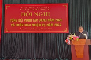HỘI NGHỊ TỔNG KẾT CÔNG TÁC ĐẢNG NĂM 2023, TRIỂN KHAI NHIỆM VỤ NĂM 2024