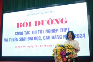 BỒI DƯỠNG CÔNG TÁC  TỔ CHỨC KỲ THI TỐT NGHIỆP THPT  VÀ TUYỂN SINH ĐẠI HỌC- CAO ĐẲNG NĂM 2024