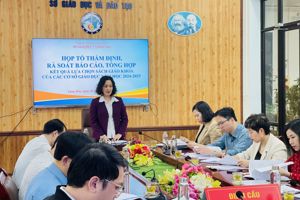 Tổ chức thẩm định hồ sơ, rà soát báo cáo, tổng hợp kết quả lựa chọn sách giáo khoa của các cơ sở giáo dục năm học 2024-2025