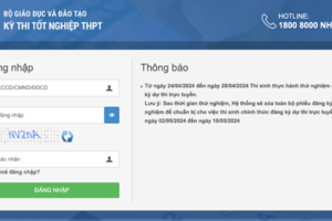 Hướng dẫn đăng ký thi tốt nghiệp THPT năm 2024 trực tuyến