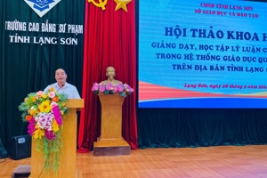 SỞ GIÁO DỤC VÀ ĐÀO TẠO TỔ CHỨC HỘI THẢO KHOA HỌC CẤP TỈNH VỀ GIẢNG DẠY HỌC TẬP LÝ LUẬN CHÍNH TRỊ TRONG HỆ THỐNG GIÁO DỤC QUỐC DÂN TRÊN ĐỊA BÀN TỈNH