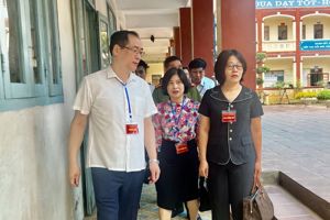 KIỂM TRA CÔNG TÁC CHUẨN BỊ  TỔ CHỨC THI  TỐT NGHIỆP THPT TRÊN ĐỊA BÀN  HUYỆN CHI LĂNG VÀ CÔNG TÁC TỔ CHỨC THI CỦA HỘI ĐỒNG THI  SỞ GIÁO DỤC VÀ ĐÀO TẠO