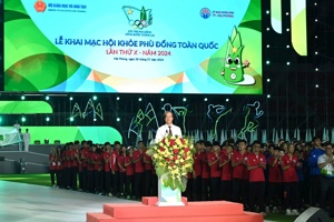 KHAI MẠC HỘI KHỎE PHÙ ĐỔNG TOÀN QUỐC LẦN THỨ X NĂM 2024