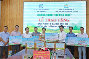 LỄ TRAO TẶNG SÁCH CÁNH DIỀU CHO THƯ VIỆN CÁC TRƯỜNG  CÓ CẤP THPT TRÊN ĐỊA BÀN TỈNH LẠNG SƠN