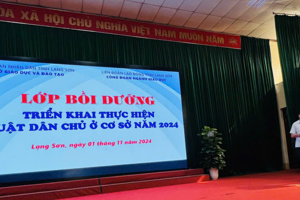 HỘI NGHỊ TẬP HUẤN LUẬT THỰC HIỆN DÂN CHỦ Ở CƠ SỞ