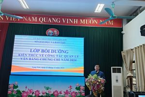 Hội nghị Bồi dưỡng kiến thức quản lý văn bằng, chứng chỉ năm 2024