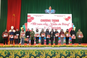 Chương trình “Tết Sum vầy – Xuân ơn Đảng” xuân Ất Tỵ 2025  Tặng quà tết cho nhà giáo, người lao động, học sinh sinh viên  Ngành Giáo dục và Đào tạo tỉnh Lạng Sơn