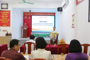 Hội nghị góp ý dự thảo Hiến pháp ngành Giáo dục Lạng Sơn