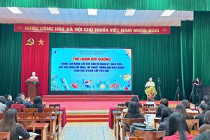 Tập huấn, bồi dưỡng Nâng cao năng lực cho cán bộ quản lý, giáo viên dạy học môn Âm nhạc, Mĩ thuật thông qua hoạt động giáo dục STEAM cấp tiểu học