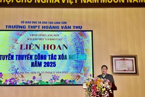 Sở Giáo dục và Đào tạo tổ chức thành công Liên hoan tuyên truyền công tác xóa mù chữ tỉnh Lạng Sơn năm 2025